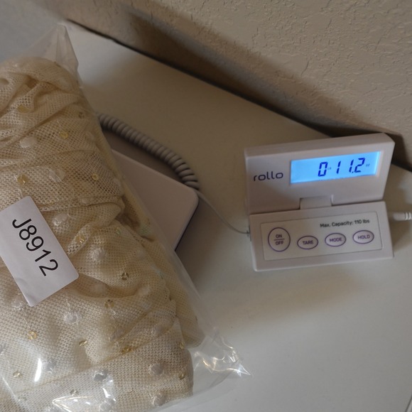 Anthropologie Dress Womens 2 Mini Sheer Leifnotes Dot Gleam Ivory Coquette - Picture 12 of 12